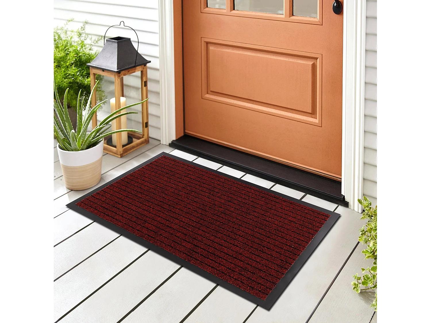 Ruitenwisser DURA 3879 anti slip, extern, intern, op een rubber - Rood 66x120 cm