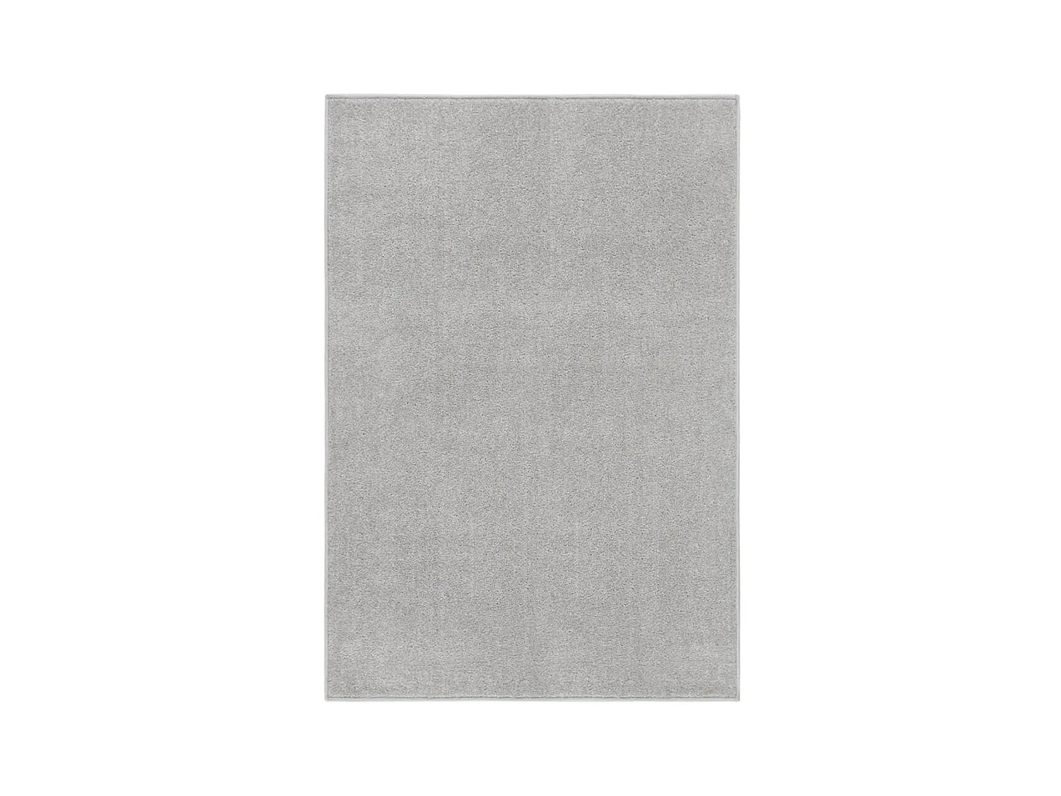 Laagpolig vloerkleed 160x230 cm Lichtgrijs