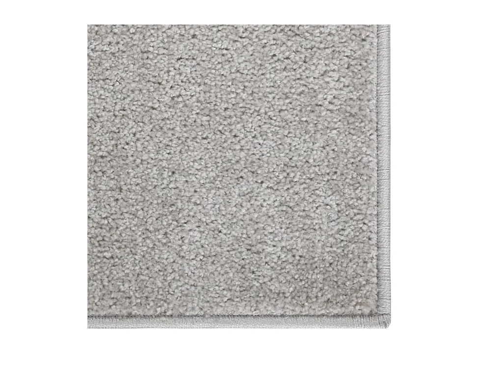 Laagpolig vloerkleed 160x230 cm Lichtgrijs