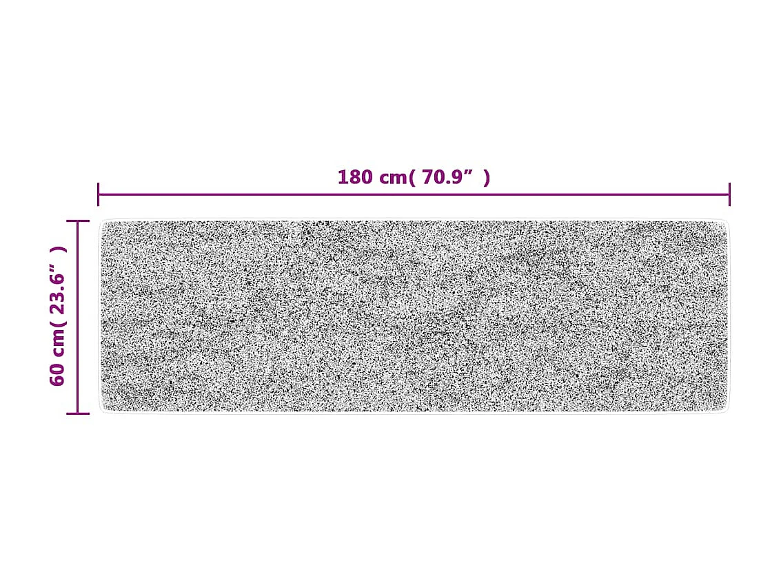 Veelkleurig keukentapijt 60x180 cm wasbaar antislip