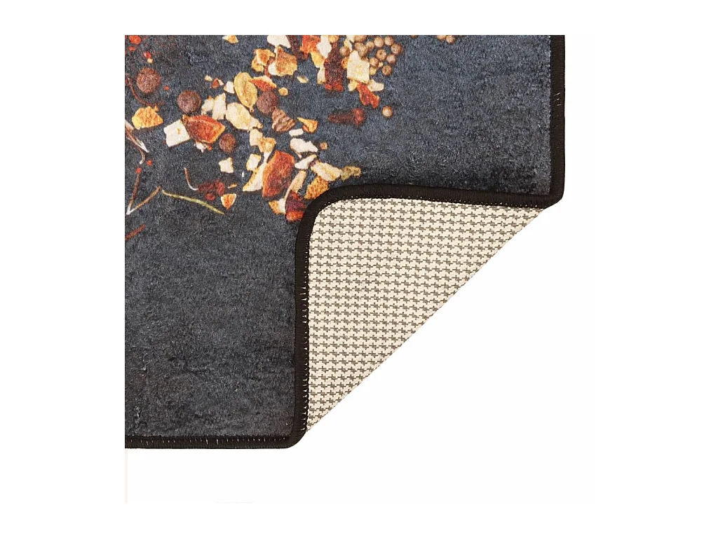 Veelkleurig keukentapijt 60x180 cm wasbaar antislip