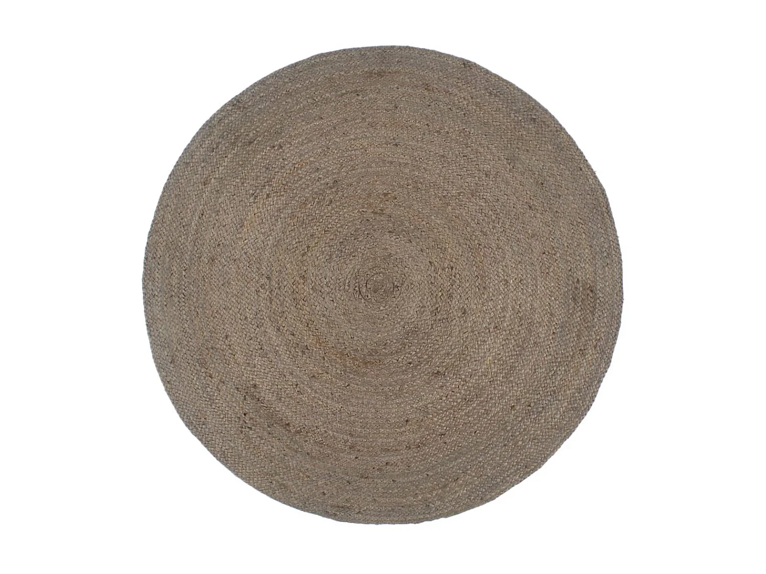 Tapis fait à la main Jute Rond 180 cm Gris