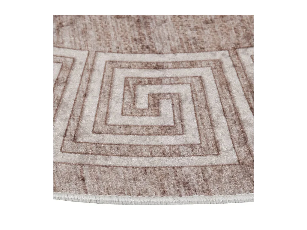 Wasbare antislipmat φ120 cm Beige