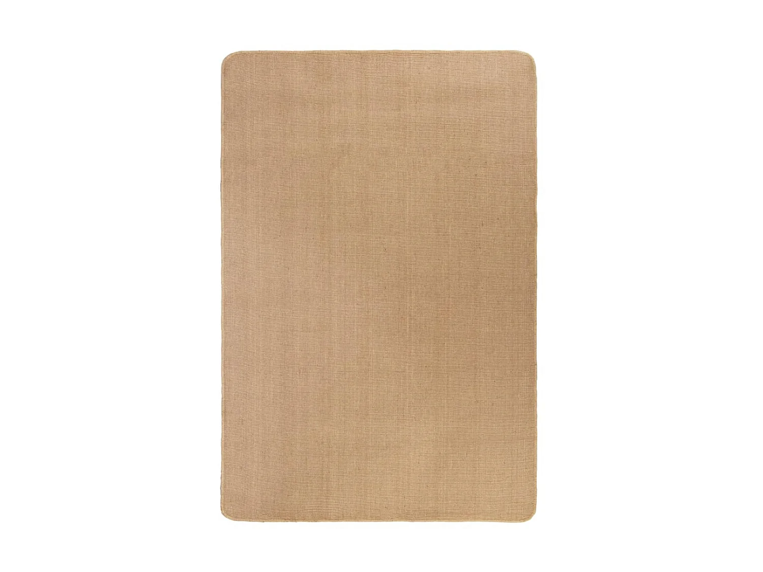 Jute vloerkleed met latex achterkant 120 x 180 cm naturel