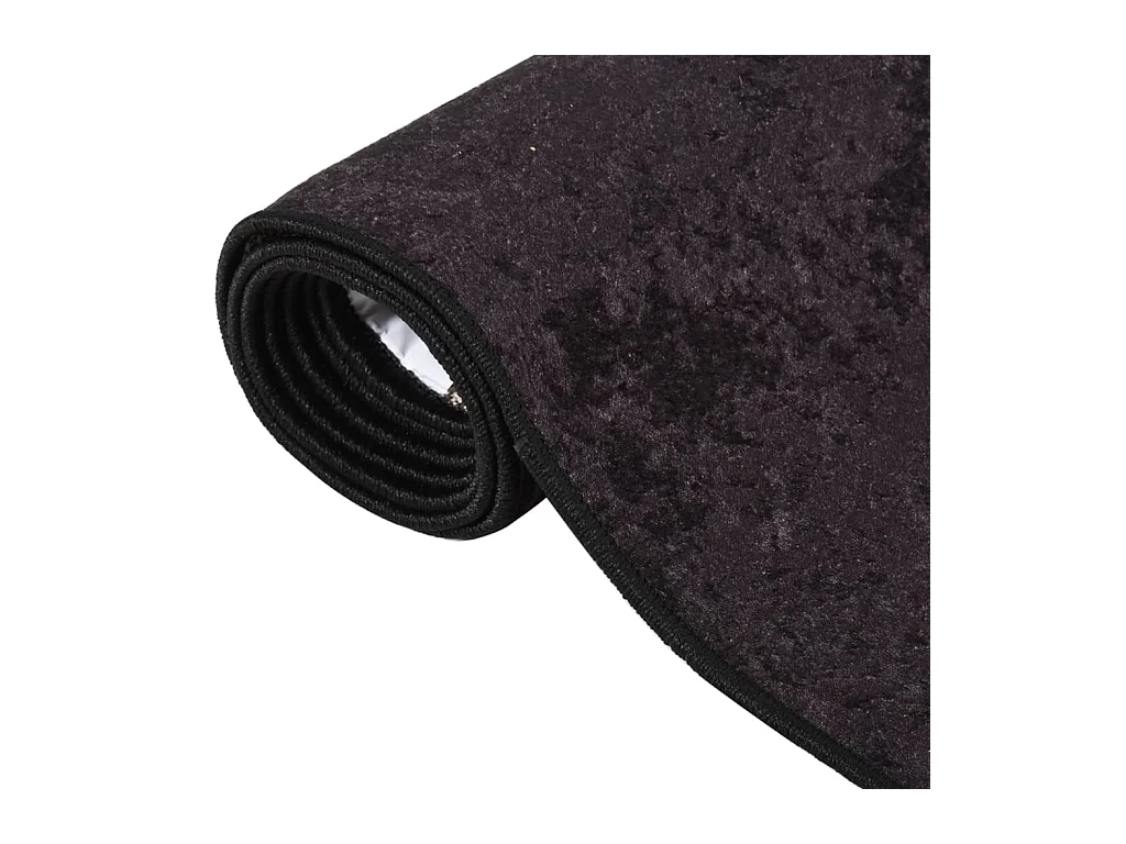 Tapis lavable antidérapant 190x300 cm Anthracite