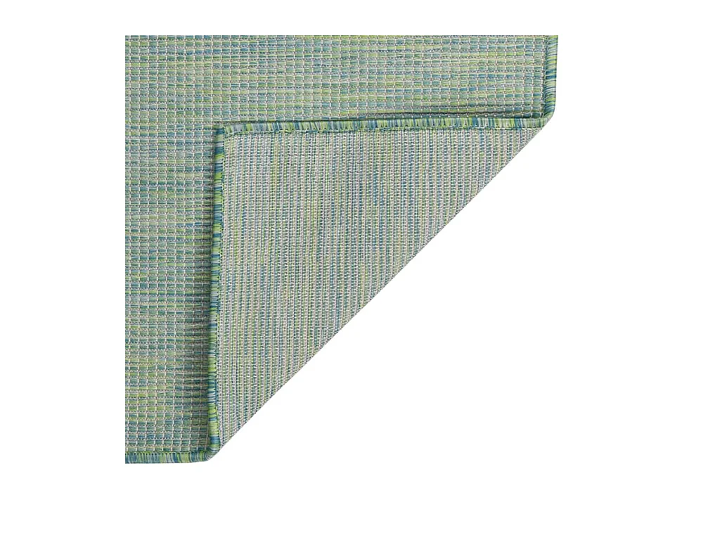 Tapis à tissage plat d'extérieur 200x280 cm Turquoise
