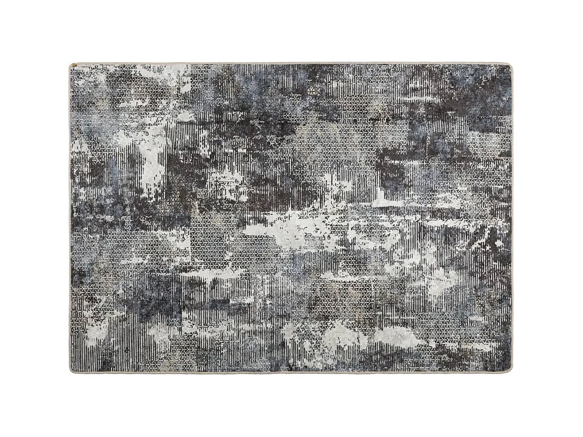 Veelkleurig wasbaar vloerkleed 80x150 cm antislip