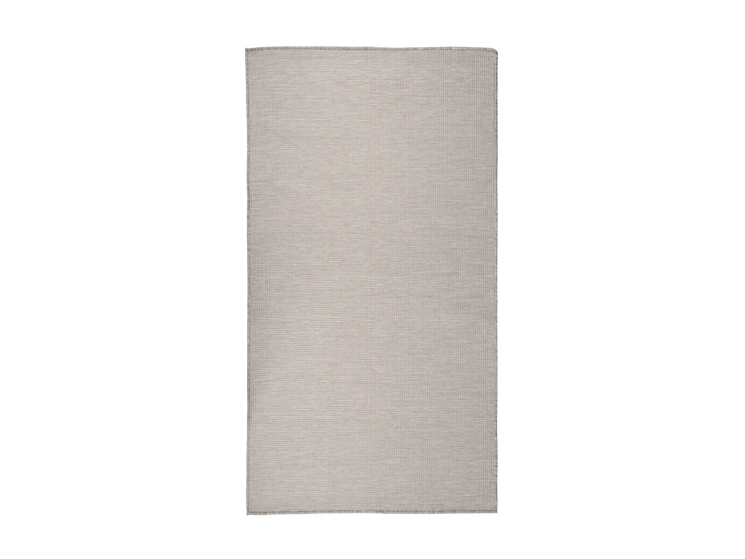 Buitenkleed platgeweven 80x150 cm Taupe
