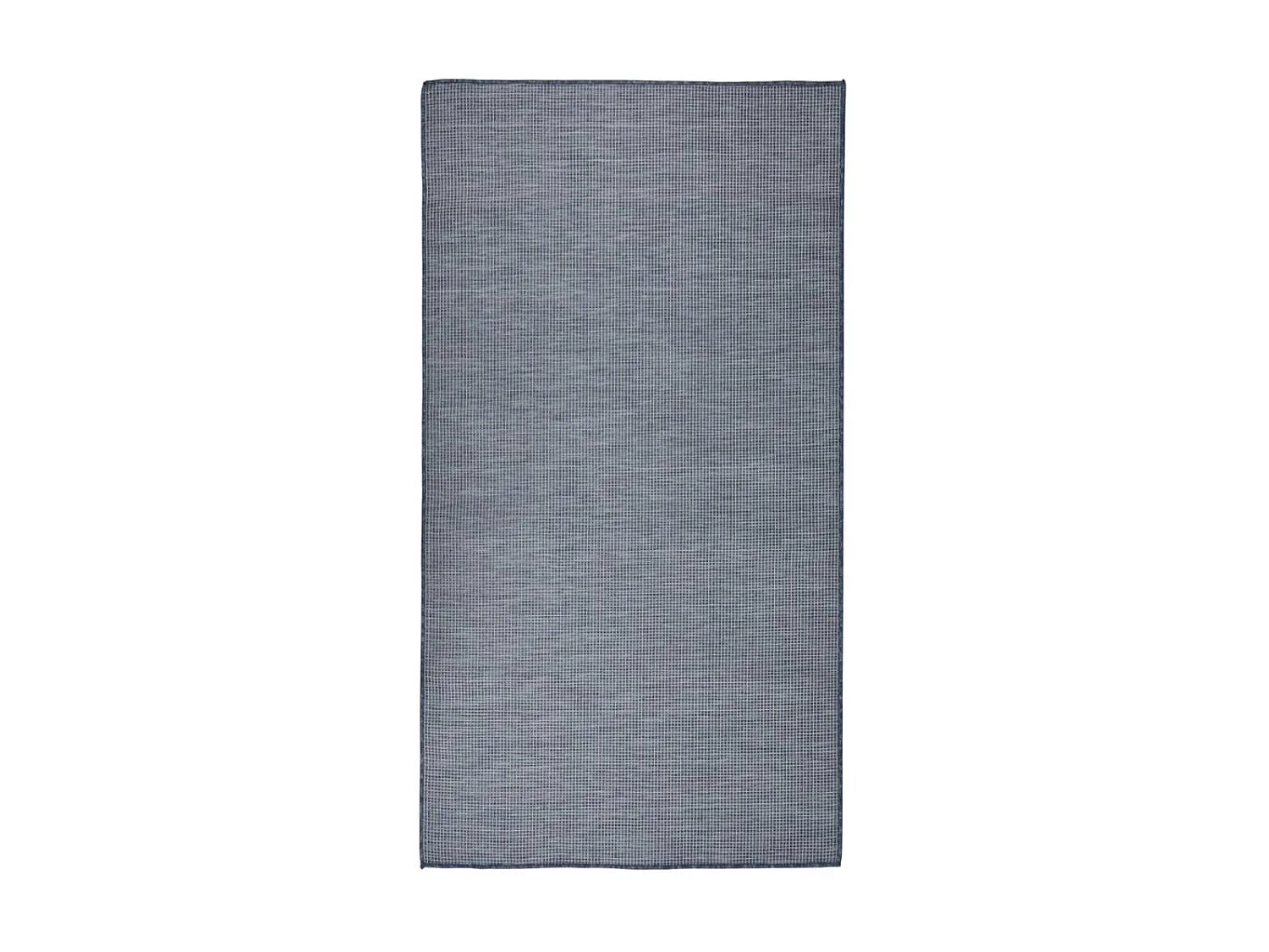 Tapis à tissage plat d'extérieur 80x150 cm Bleu