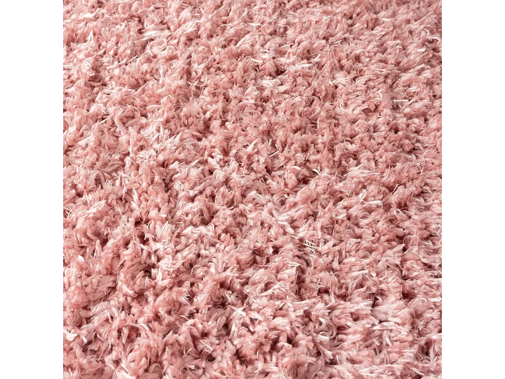 Hoogpolig shaggy vloerkleed Roze 160x230 cm 50 mm