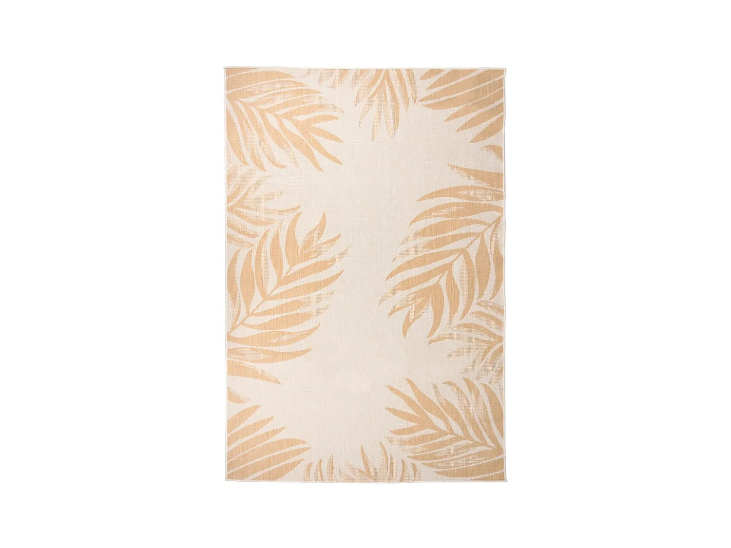 Tappeto per esterno a tessitura piatta 160x230 cm Motivo a foglie