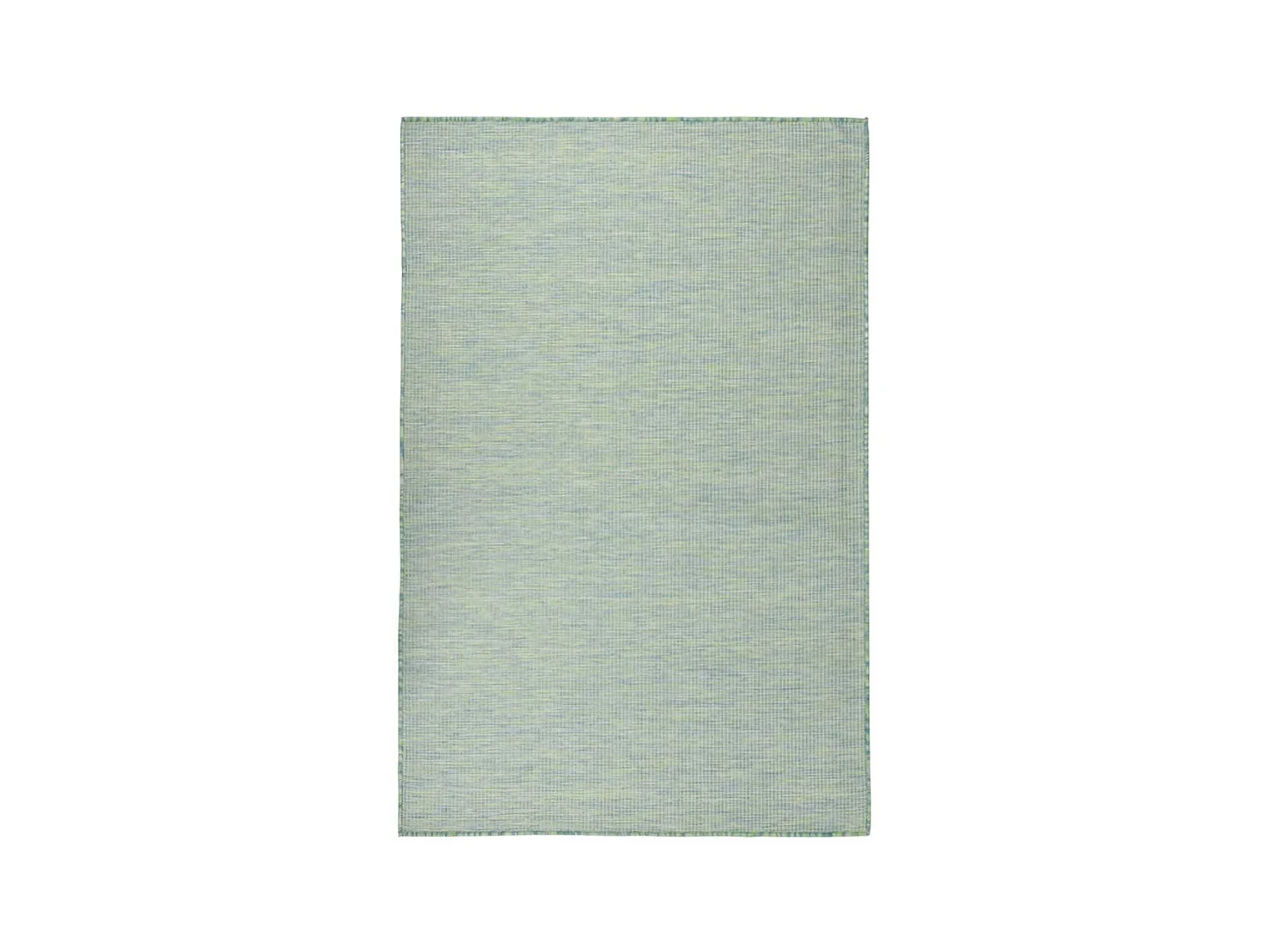 Tapis à tissage plat d'extérieur 100x200 cm Turquoise