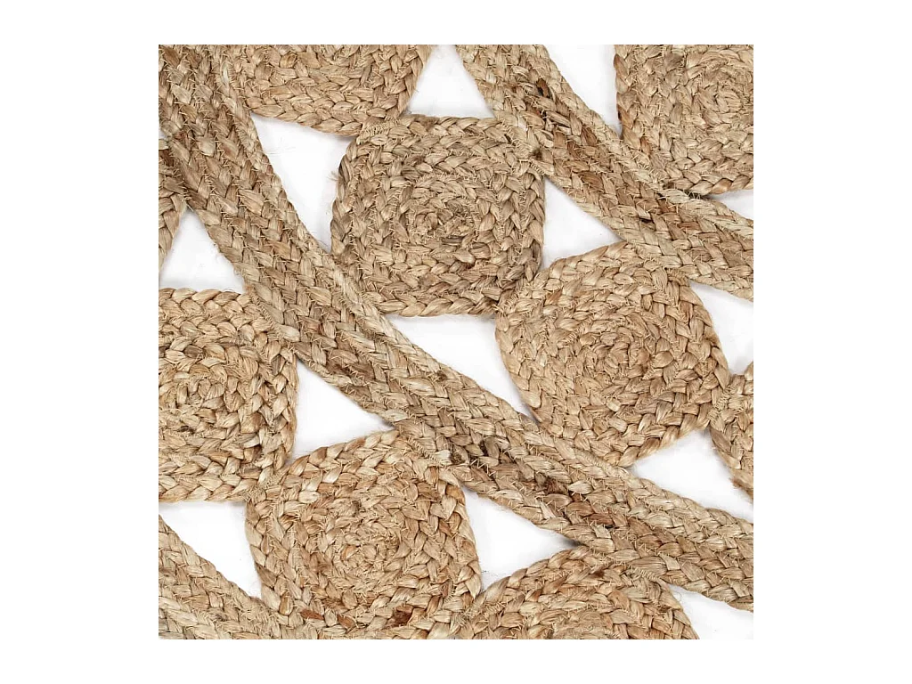 Tapis fait à la main Jute tressée 90 cm
