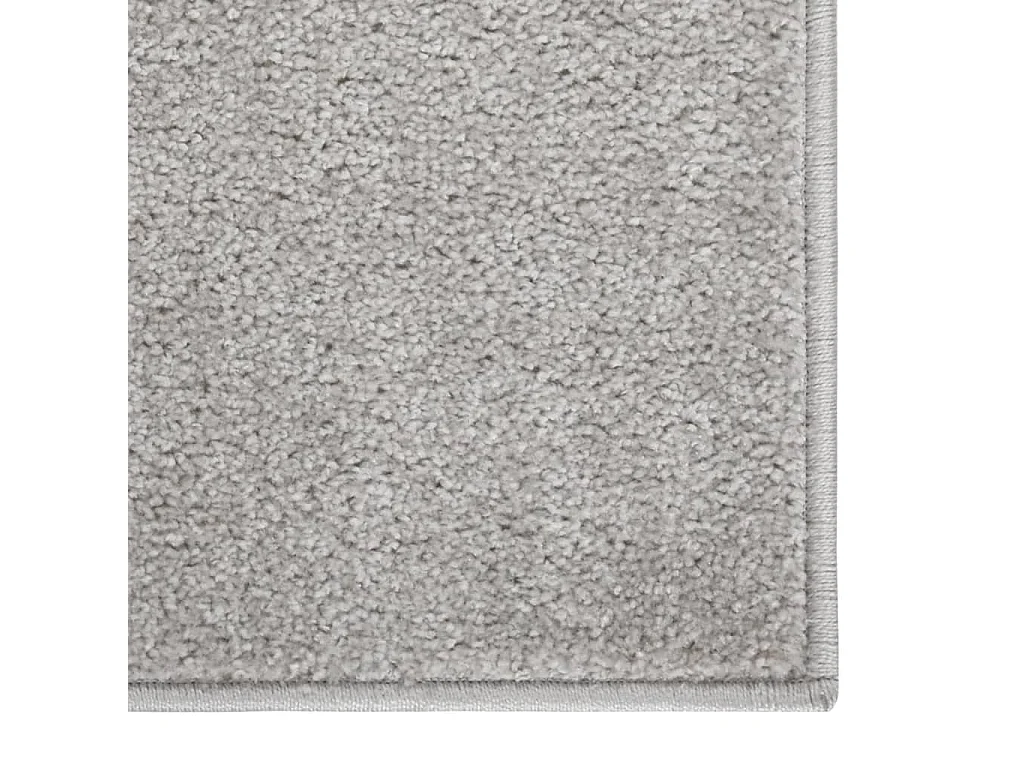 Tapis à poils courts 240x340 cm Gris clair
