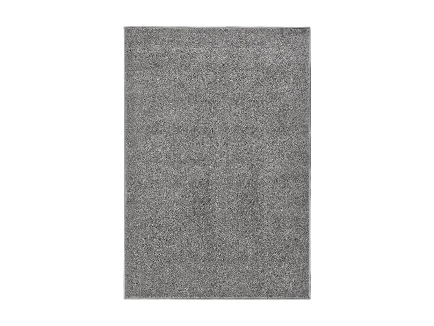 Tapis à poils courts 160x230 cm Gris