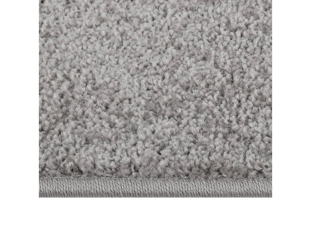 Tapis à poils courts 160x230 cm Gris