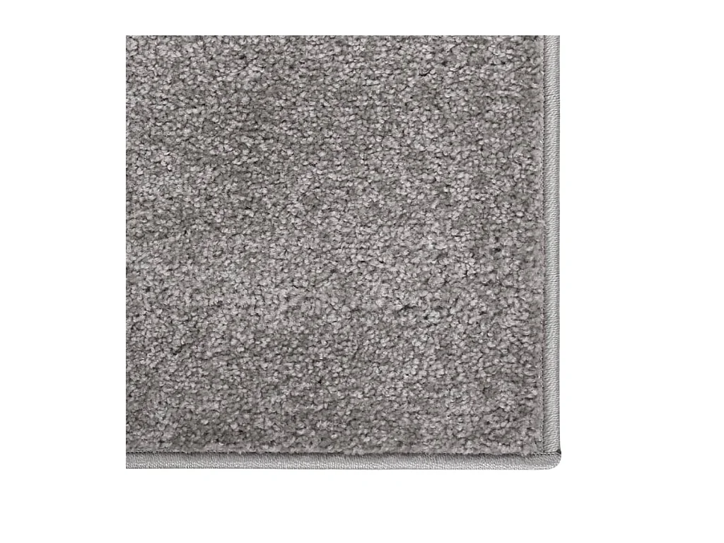 Kurzflorteppich 120x170 cm Grau