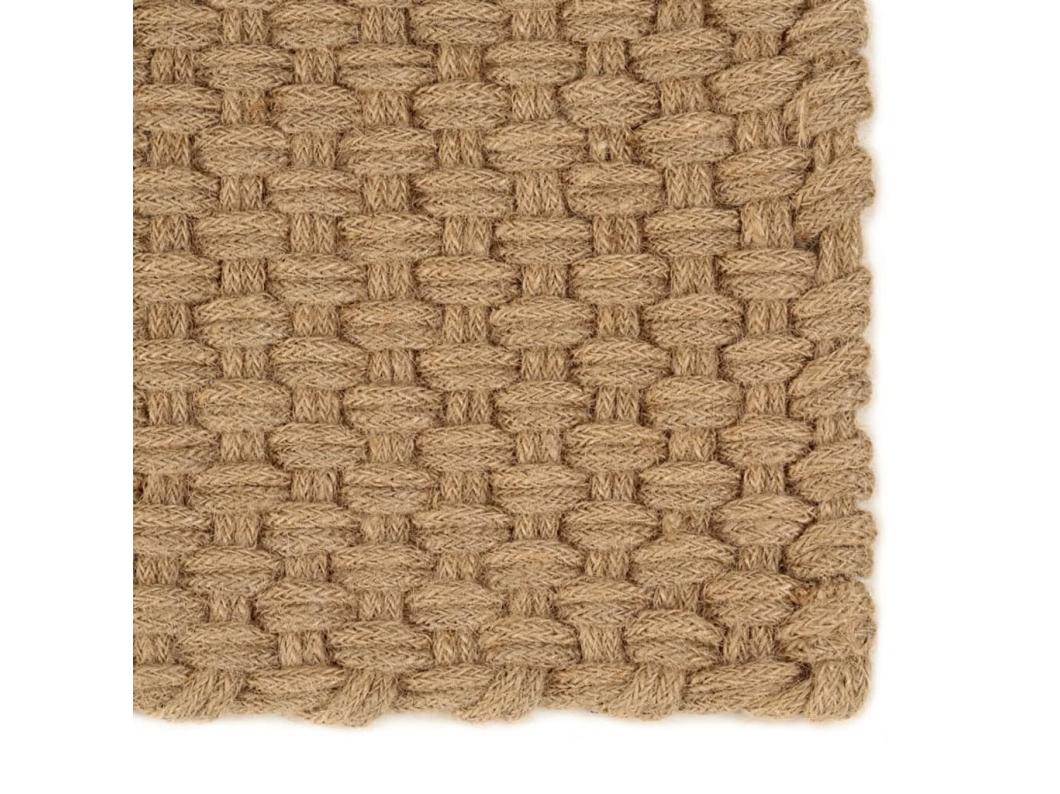 Tapete retangular natural 160x230 cm juta