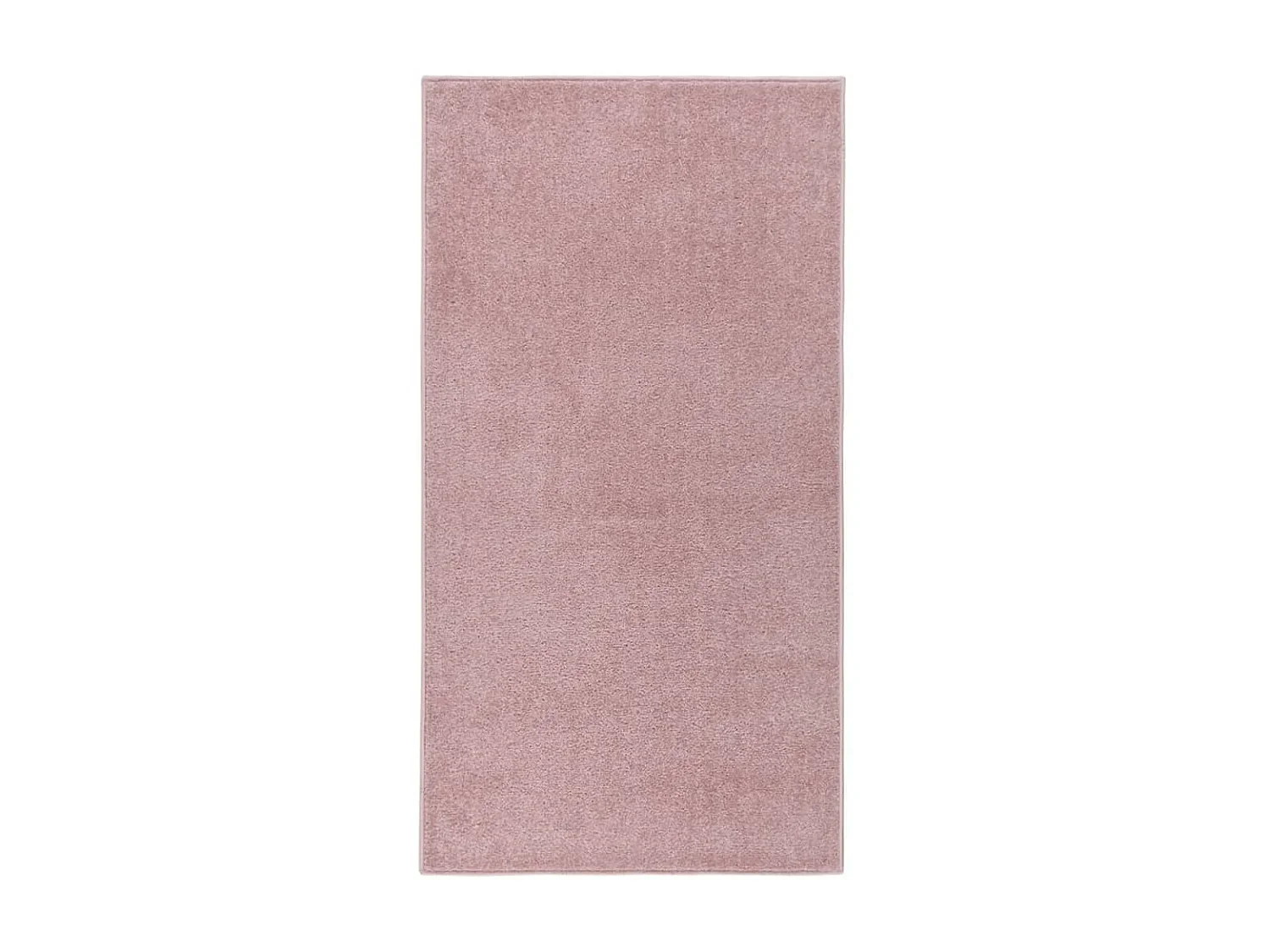 Laagpolig vloerkleed 80x150 cm Roze
