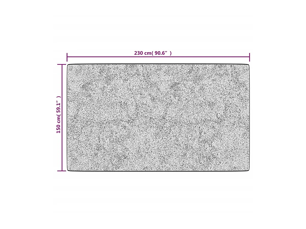 Tapis lavable beige 150x230 cm antidérapant