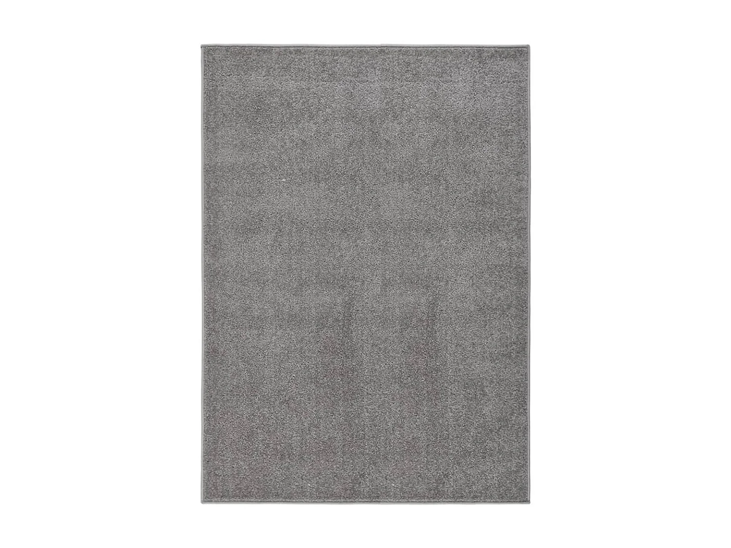 Tapis à poils courts 140x200 cm Gris