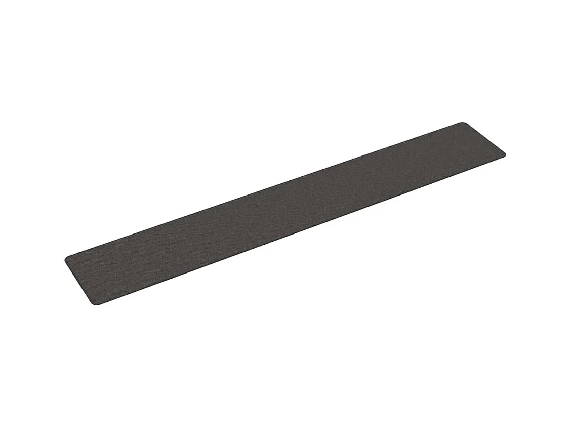 Tapis de couloir aspect sisal anthracite 50x300 cm