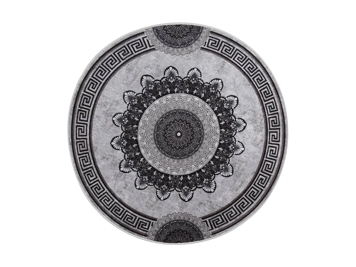 Tapete lavável antiderrapante φ120 cm Multicolor