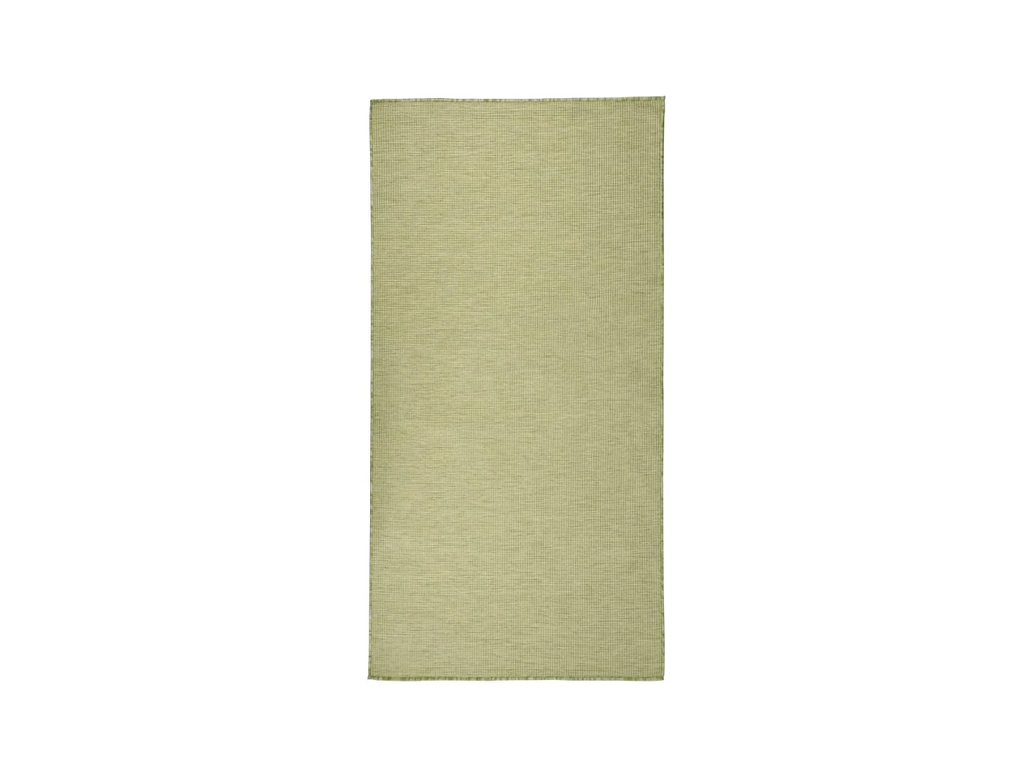 Tapis à tissage plat d'extérieur 100x200 cm Vert