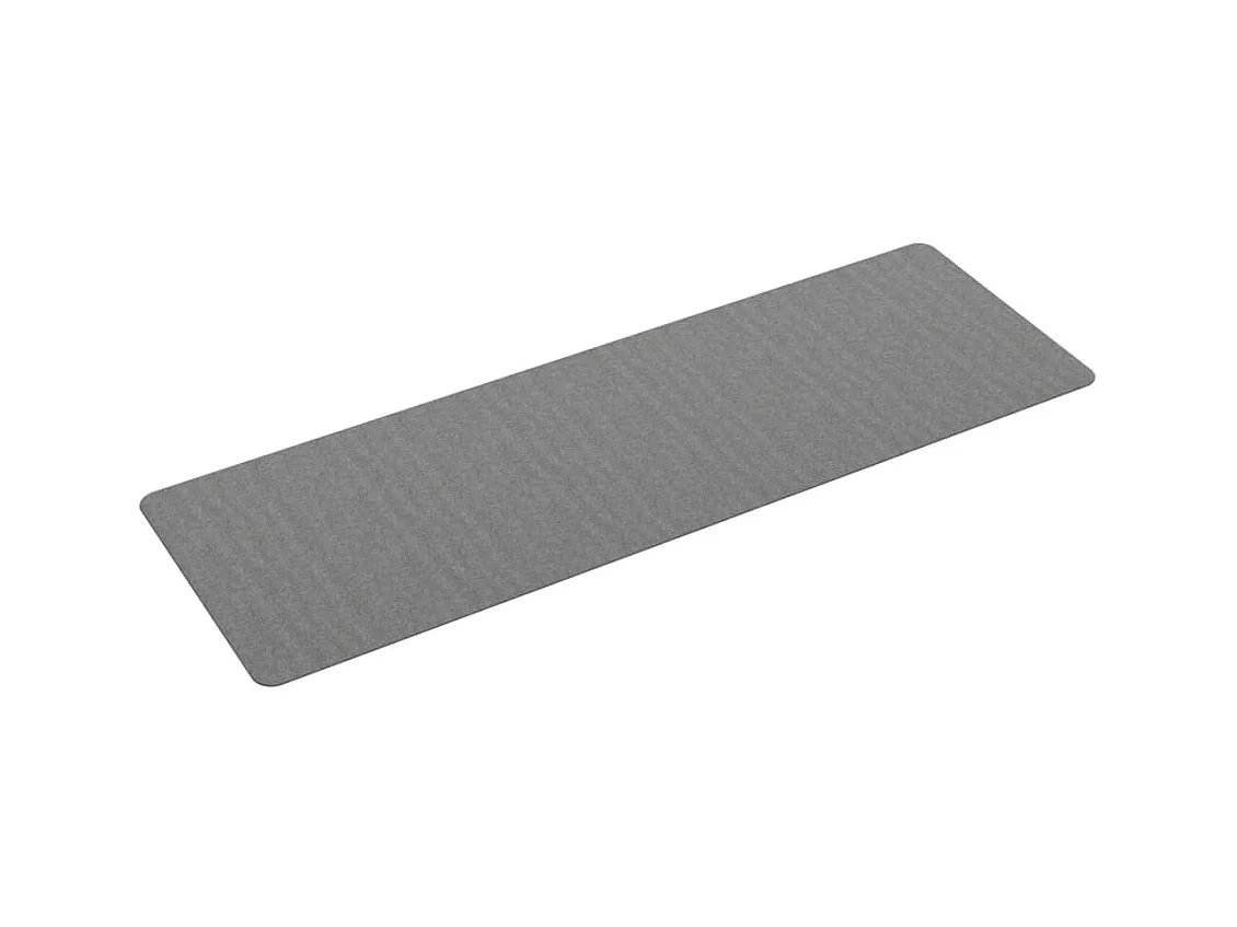 Grauer Flurteppich 60x180 cm
