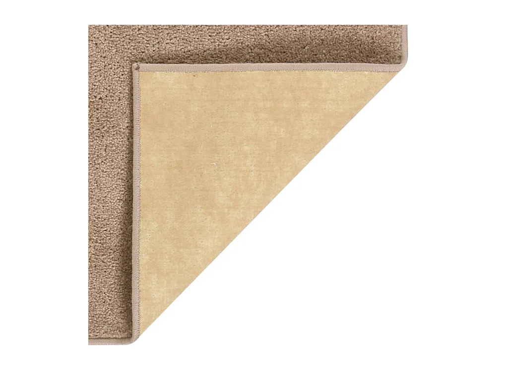 Laagpolig vloerkleed 120x170 cm Bruin