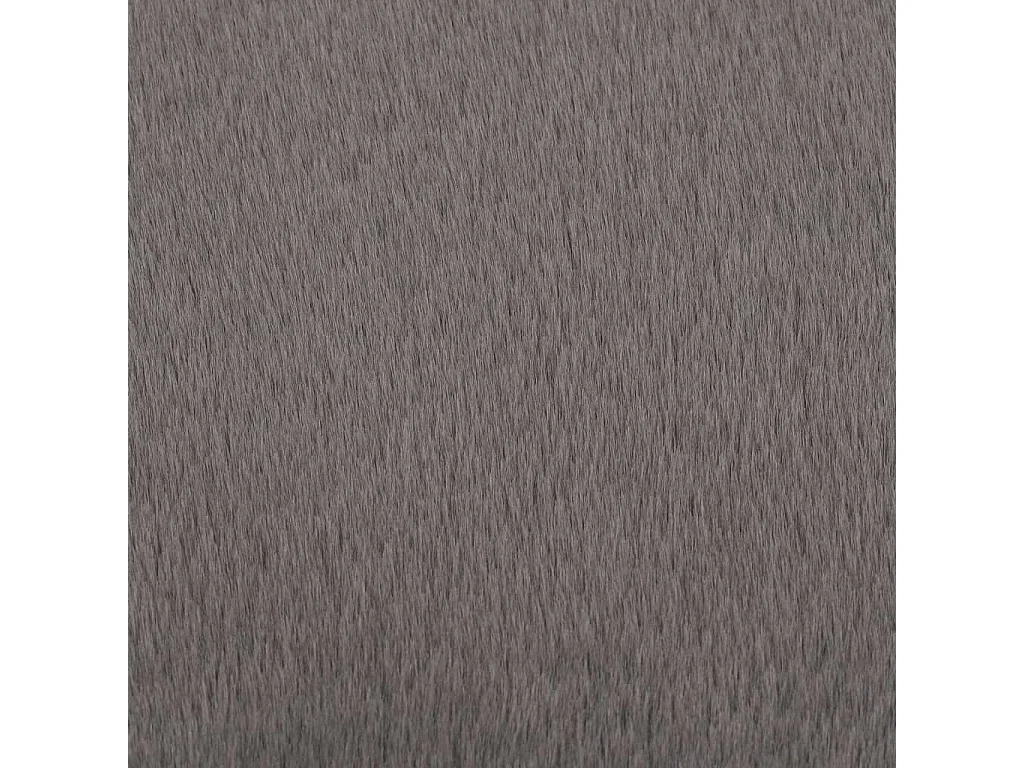 Tapis 160 cm Fausse fourrure de lapin Gris foncé