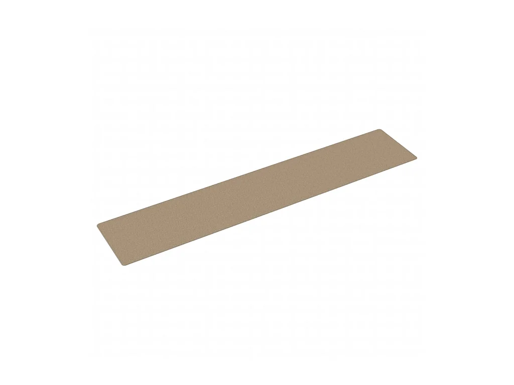 Tapis de couloir aspect sisal sable 80x400 cm