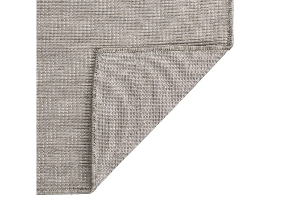 Tapete plano para exterior 140x200 cm Taupe