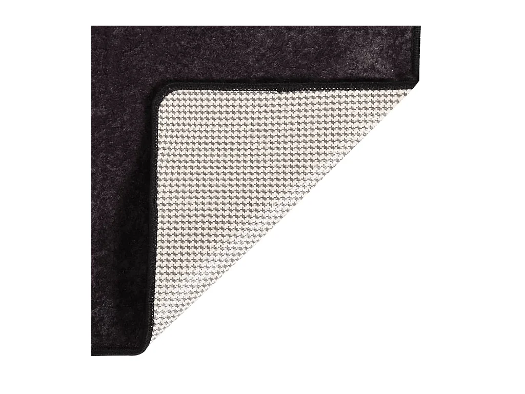 Tapis lavable antidérapant 80x300 cm Anthracite