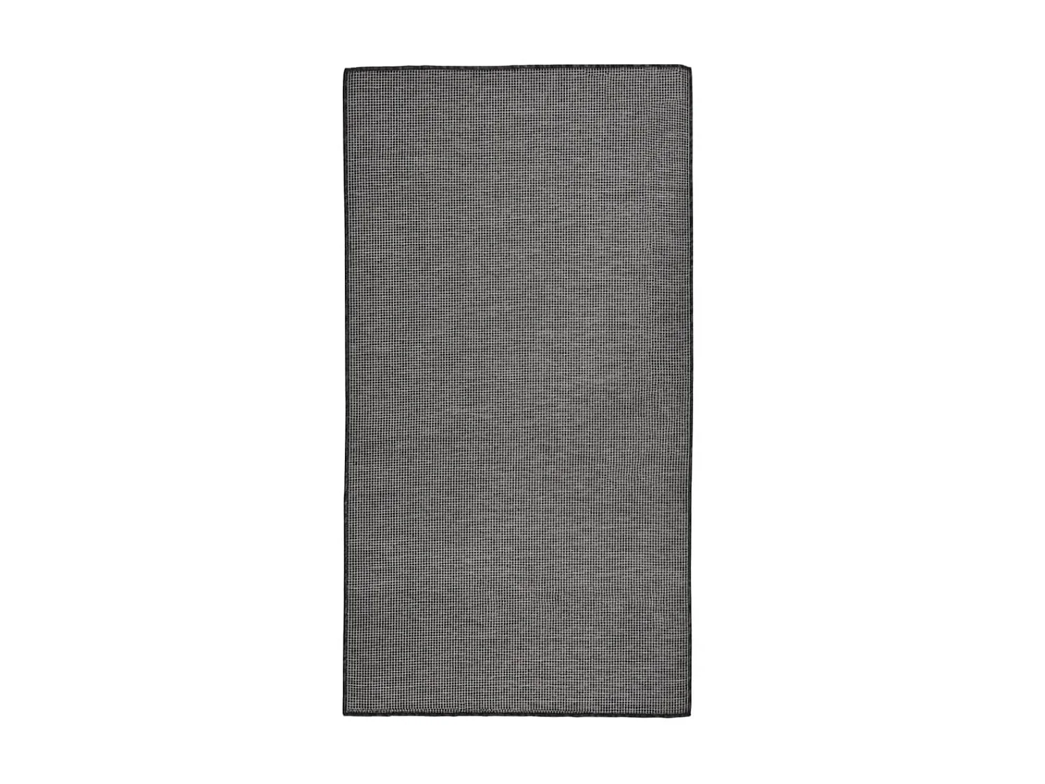 Tappeto per esterno a tessitura piatta 80x150 cm Grigio