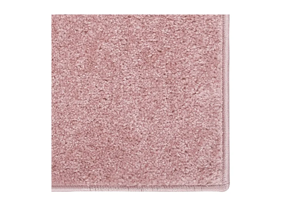 Tapis à poils courts 240x340 cm Rose