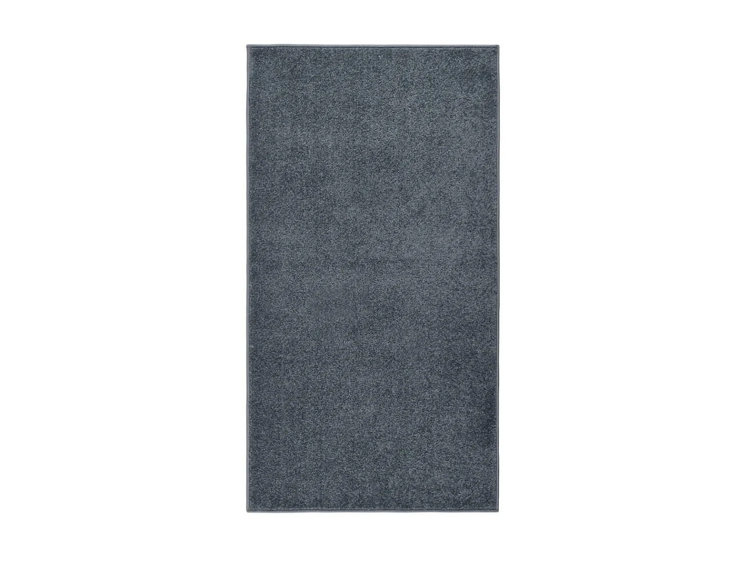 Laagpolig vloerkleed 80x150 cm Antraciet