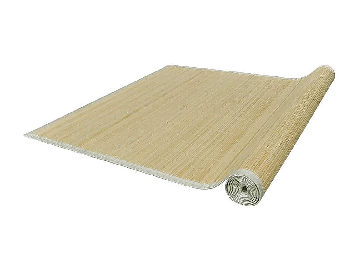 Tapis en bambou 160x230 cm Naturel
