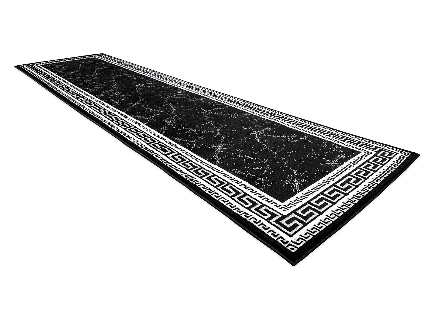 Tapis, le tapis de couloir GLOSS moderne 2813 87 élégant, cadre, gre 60x200 cm