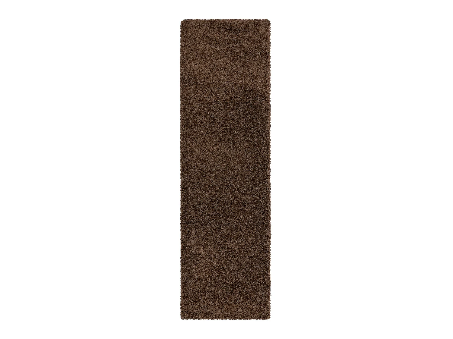 Tapijt, Vloerbekleding SOFFI shaggy 5cm bruin - voor keuken, naar de g 70x250 cm