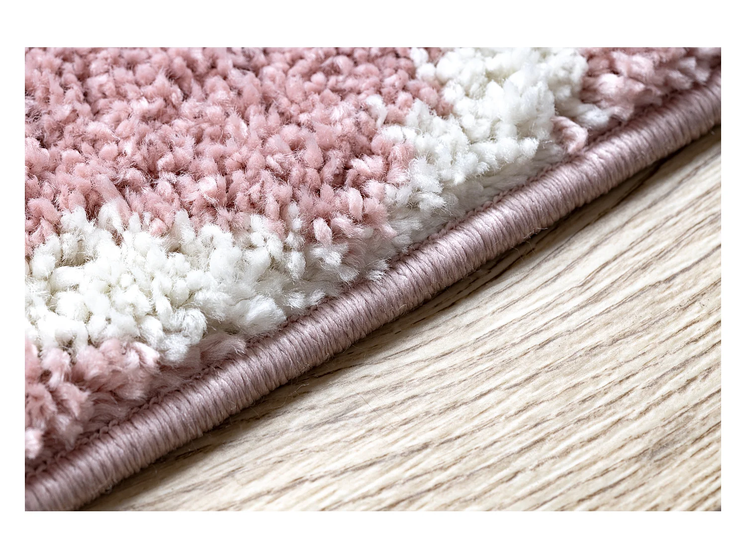 Tapete, Passadeira BERBER TROIK rosa - para cozinha, ante-sala, corred 80x300 cm