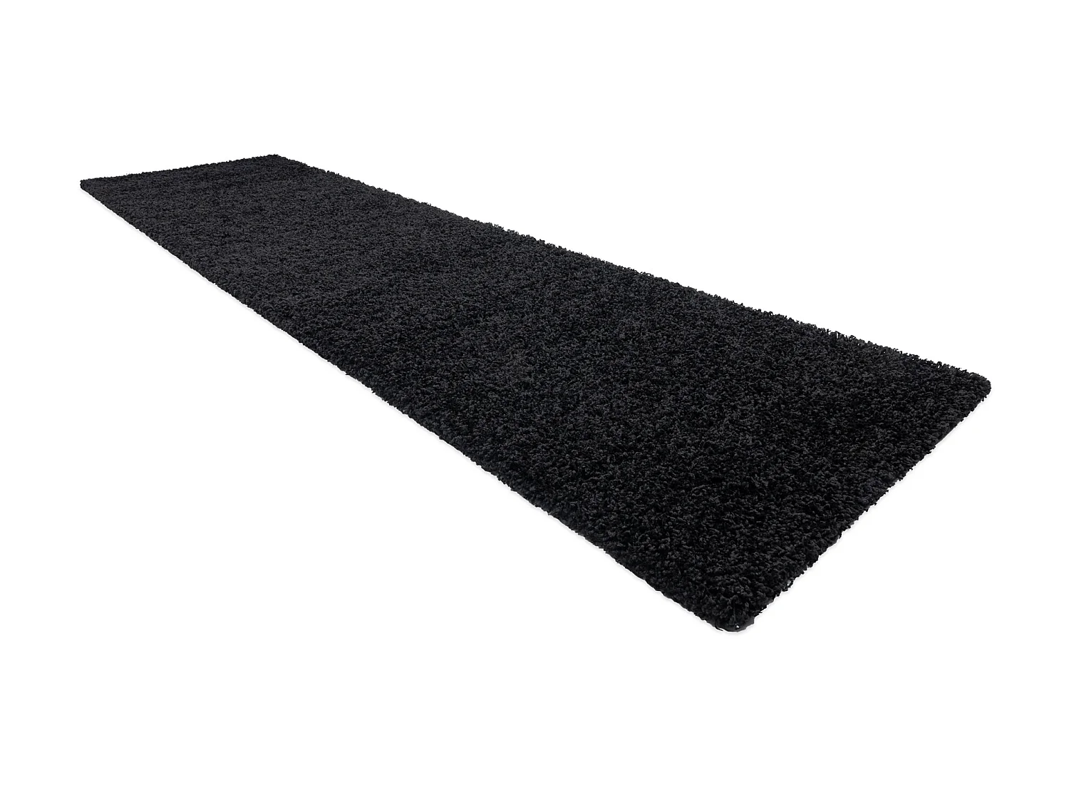 Tapis, le tapis de couloir SOFFI shaggy 5cm noir - pour la cuisine, l' 60x250 cm