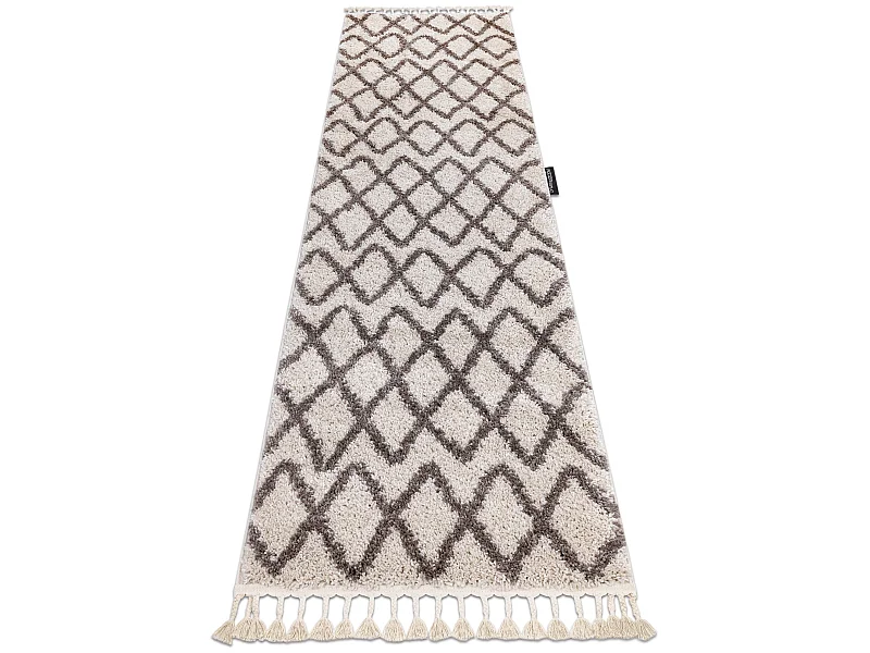 Tapete, Passadeira BERBER BENI creme - para cozinha, ante-sala, corred 60x300 cm