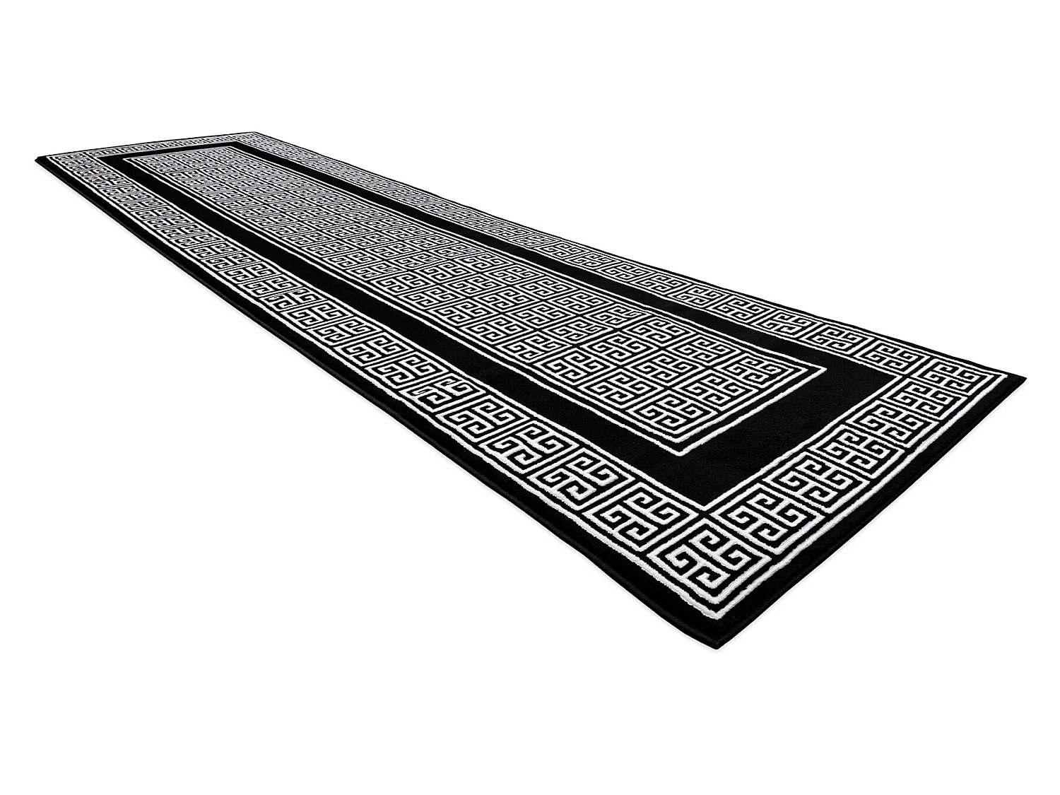 Tapis, le tapis de couloir GLOSS moderne 6776 85 élégant, cadre, gre 70x250 cm