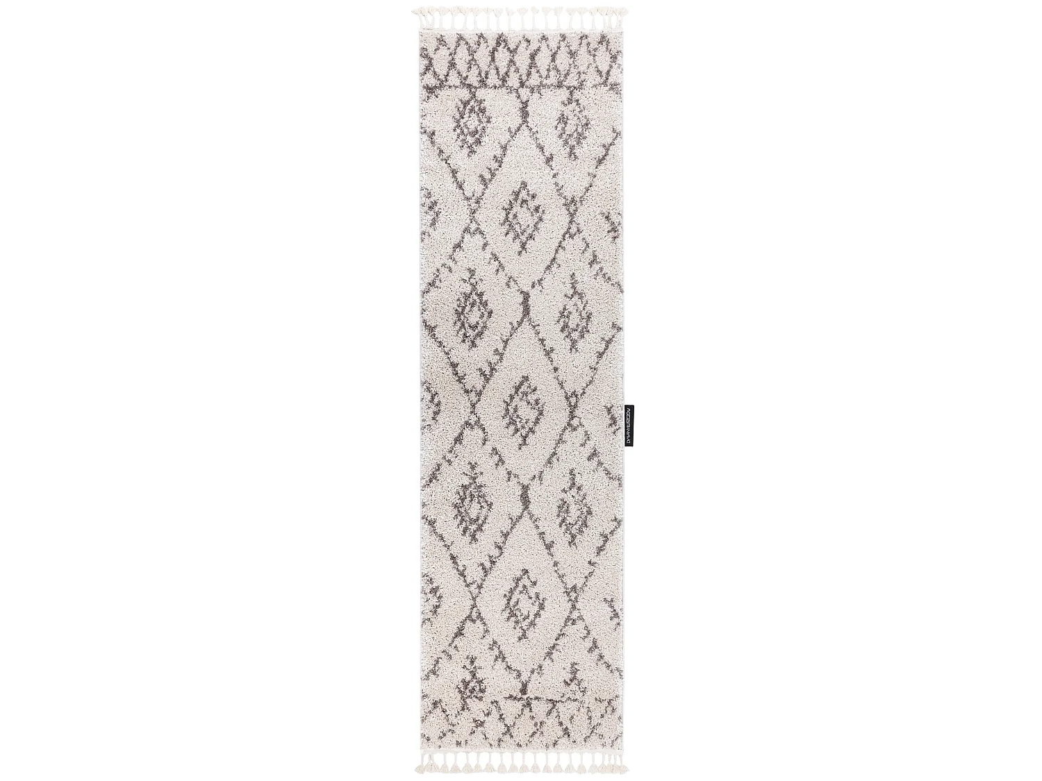 Tapijt, Vloerbekleding BERBER FEZ crème - voor keuken, naar de gang 60x300 cm