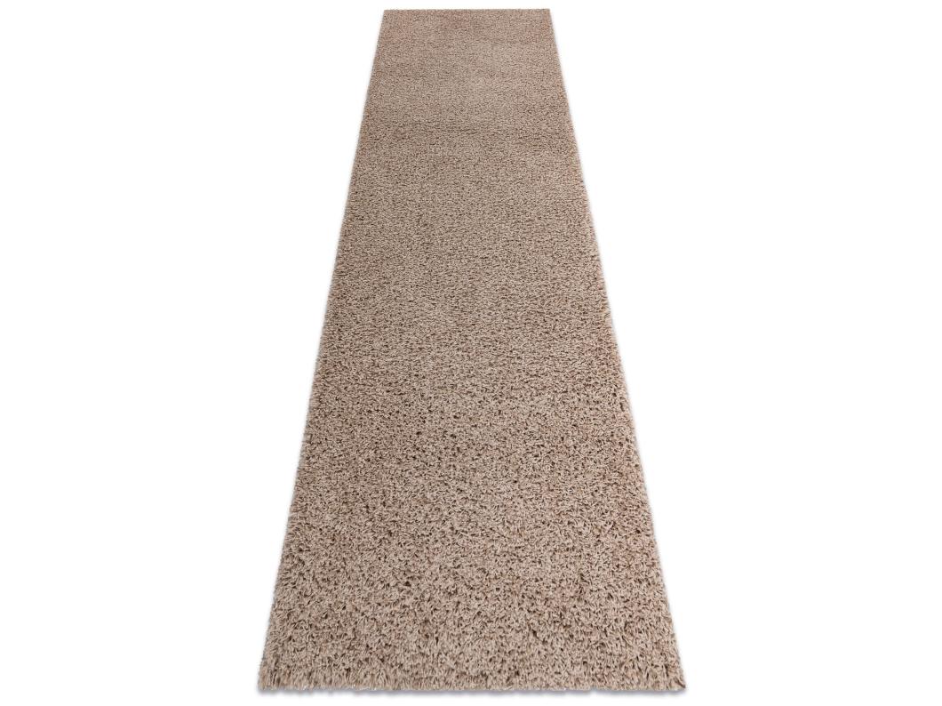 Dywan, Chodnik SOFFI shaggy 5cm beż - do kuchni, przedpokoju, na kory 80x300 cm