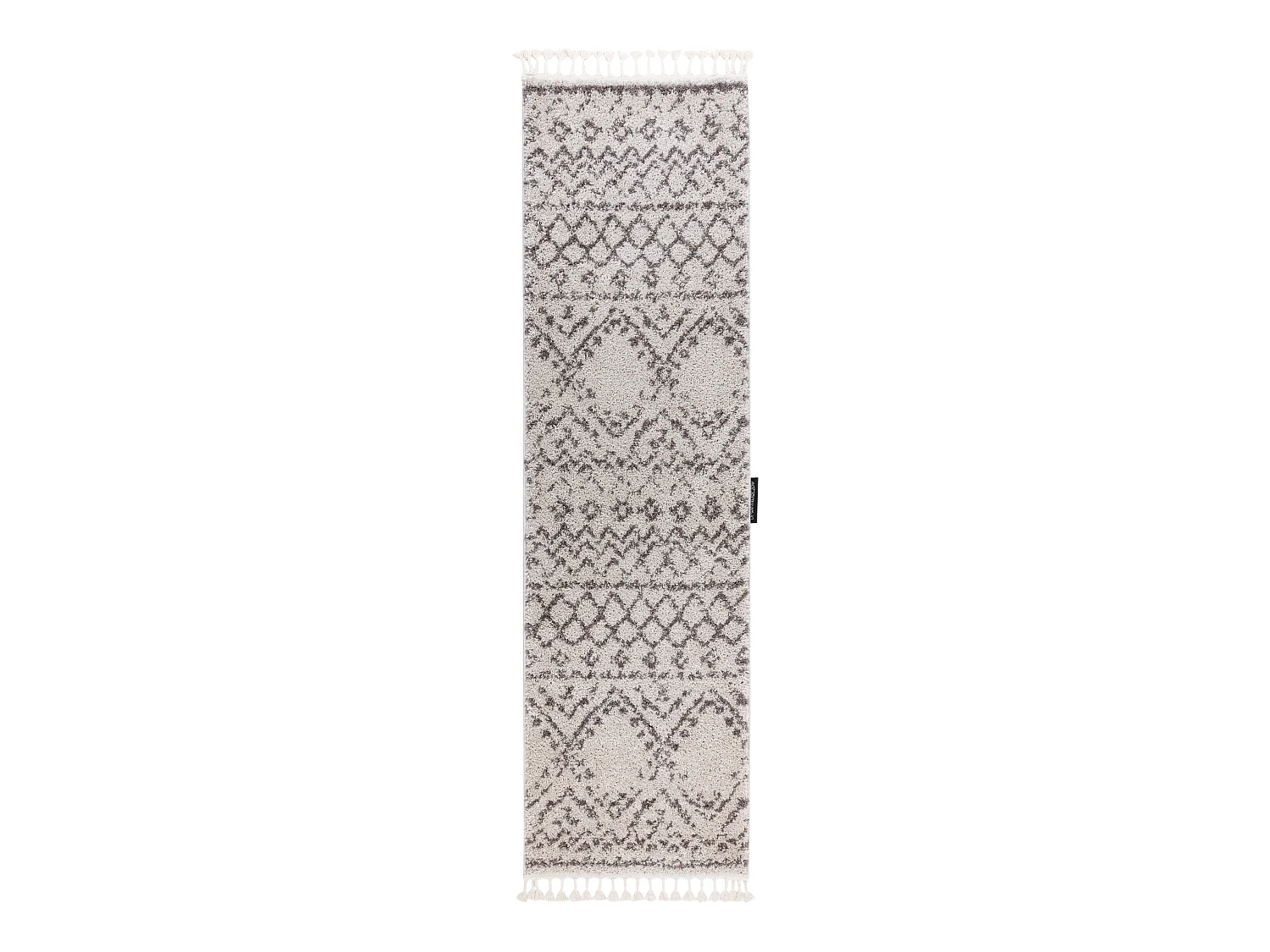 Tapijt, Vloerbekleding BERBER RABAT crème - voor keuken, naar de gang 70x300 cm