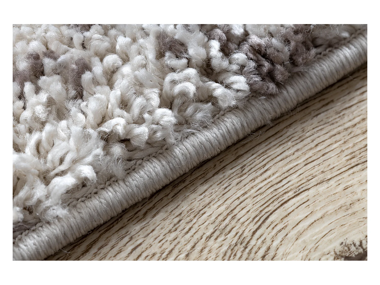 Tapijt, Vloerbekleding BERBER RABAT crème - voor keuken, naar de gang 70x300 cm