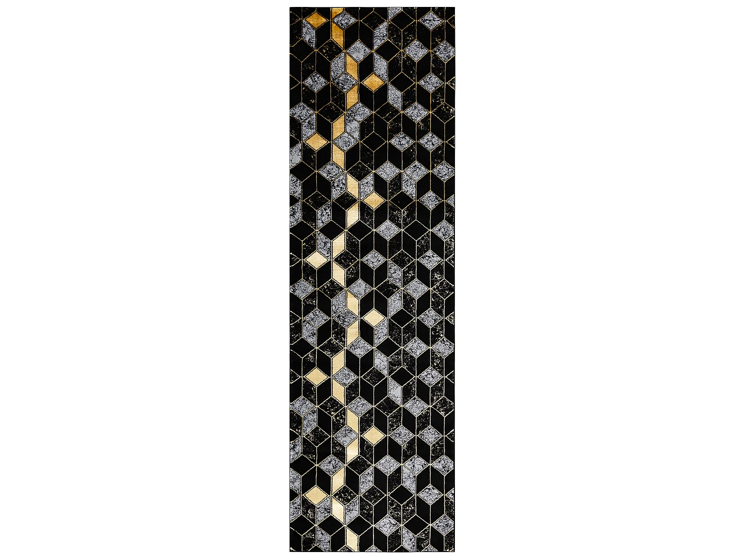 Tapis, le tapis de couloir GLOSS moderne 400B 86 élégant, glamour, a 60x200 cm