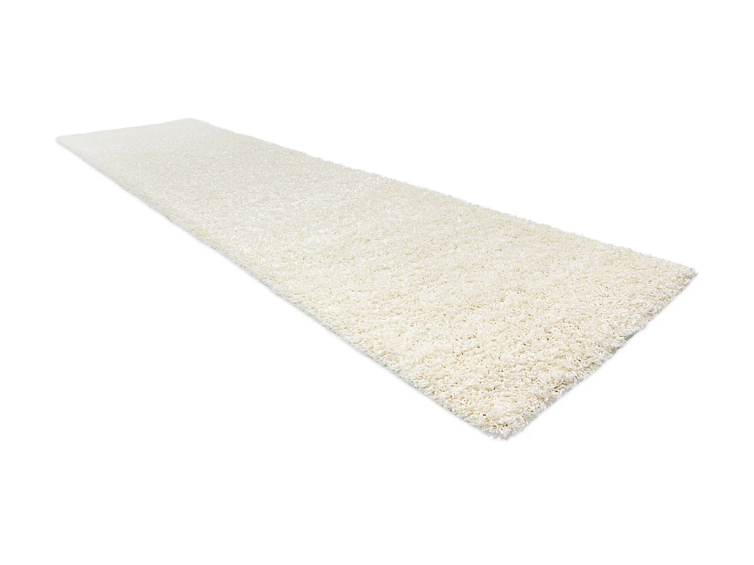 Tapis, le tapis de couloir SOFFI shaggy 5cm crème - pour la cuisine,  80x300 cm